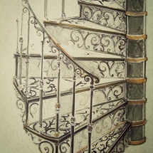 Лестницы кованые эскизы